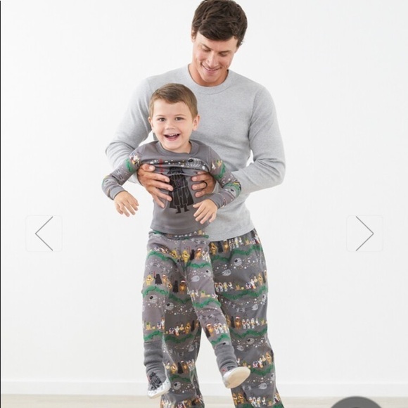 Hanna Andersson NWT Star Wars Darth Vader Long Johns Pajamas Organic Scandi Kid - Picture 7 of 7